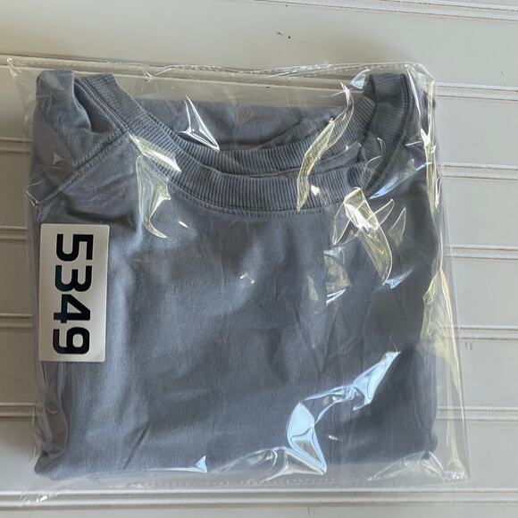 Athleta Size 1X Boat neck top baby blue - Picture 7 of 7